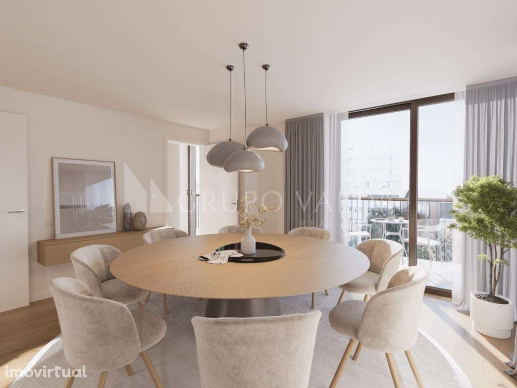 Apartamento T2 com Garagem e Arrecadação | Campo Pequeno - Grande imagem: 4/15