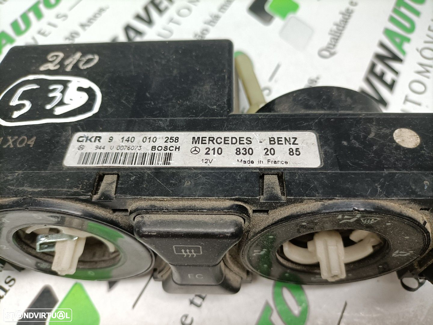 Comando / Botão De Sofagem / Climatronic Mercedes-Benz E-Class (W210) - 2