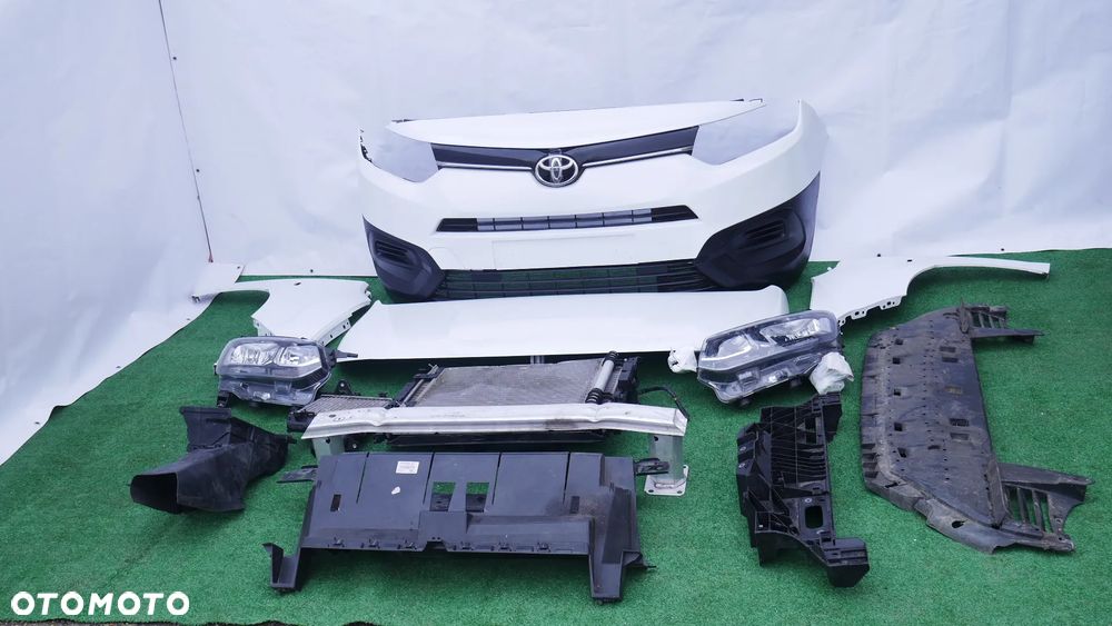 TOYOTA PROACE CITY VERSO MASKA ZDERZAK PAS CHŁODNICE BELKI PODŁOGA ZDERZAKA BŁOTNIKI LAMPY - 4