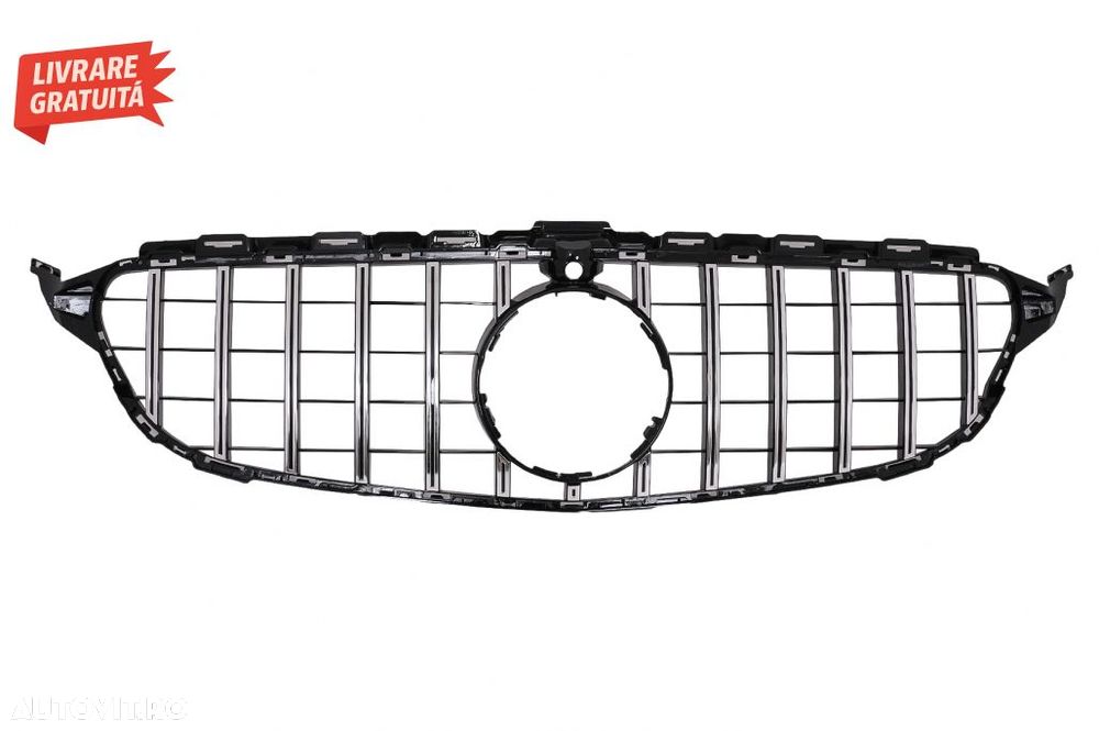 Bara Fata cu Grila cu/fara camera 360 Mercedes C-Class W205 S205 C205 A205 (2014-2- livrare gratuita - 7