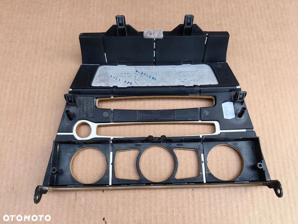 Dekor ramka radia panelu drewno BMW 6 e63 e64 528506 oryginalna - 3