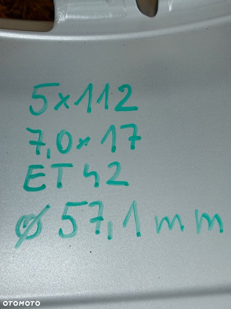 A4 B9 7JX17 FELGI ALUMINIOWE OPONY  X4 5X112 ET42  FI. 57,1MM 8W0601025P - 3