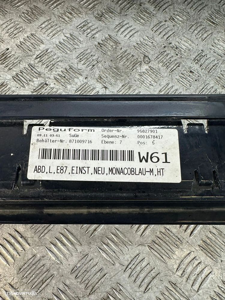 .Embaladeiras Saias Laterais Originais BMW Serie 1 E87 5 Portas 7147401 7147400 - 5