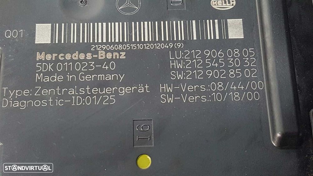 VOLTAR SAM MERCEDES CLASE E (W212) FAMILIAR 220 CDI BLUEEFFICIENCY (212.202) - 4