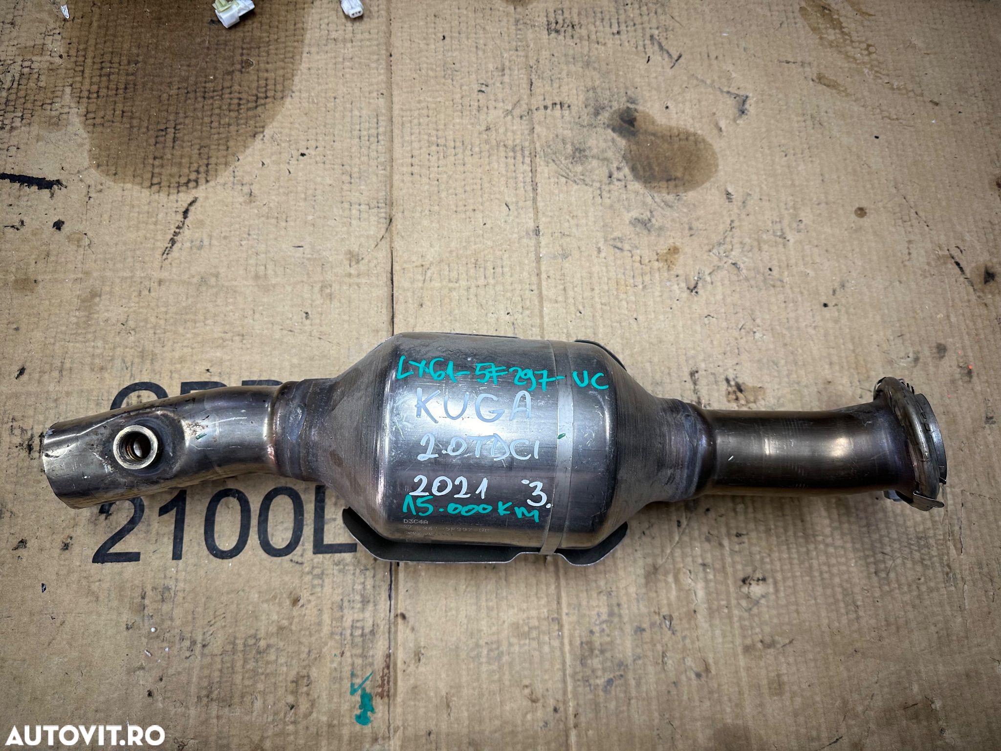 Catalizator FORD KUGA an 2021 motor 2.0 tdci cu 15.000 km cod LX61-5F297-UC - 1