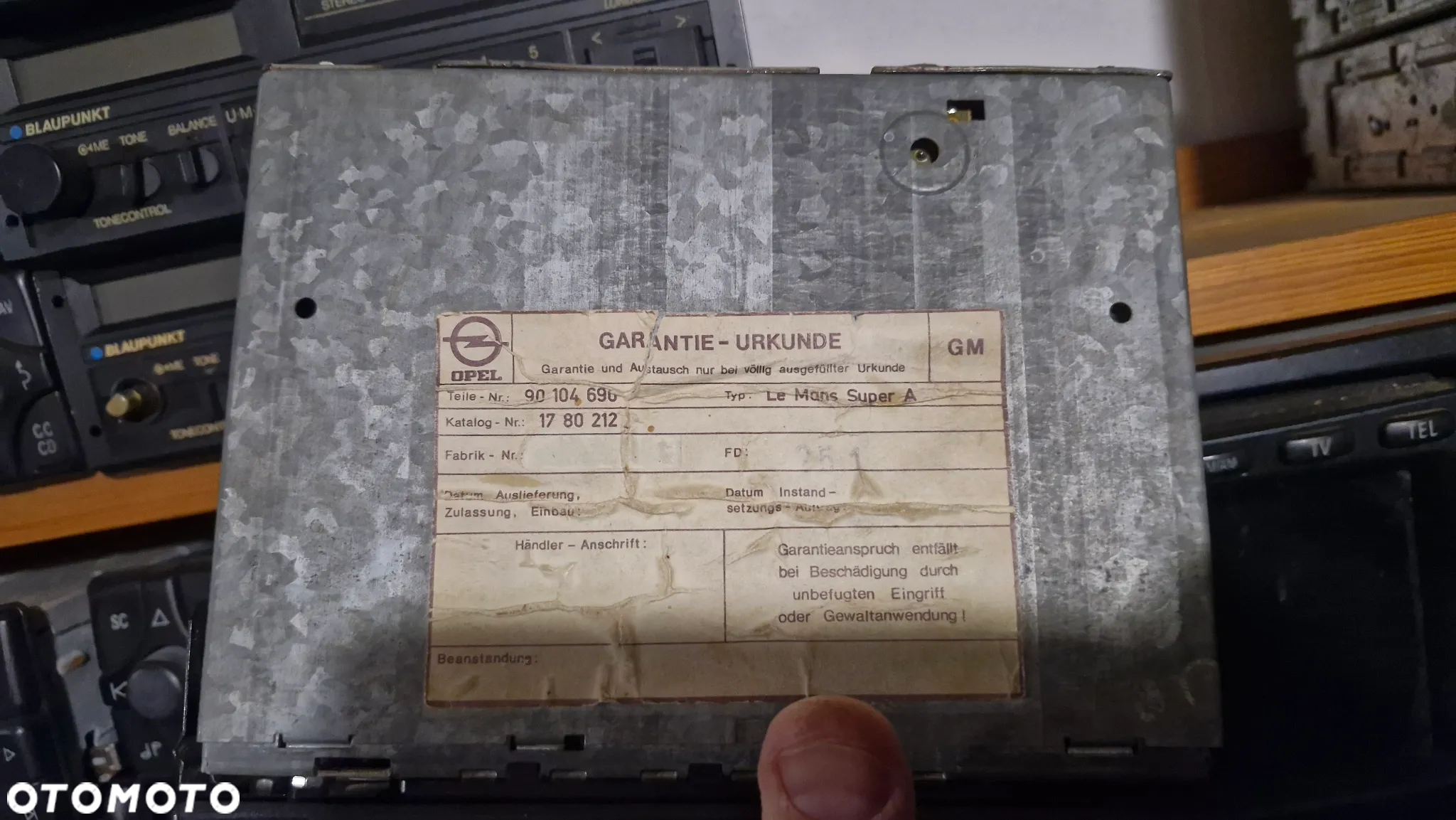 Radio Le Mans Super A Oryginał Opel ascona kadet manta - 2