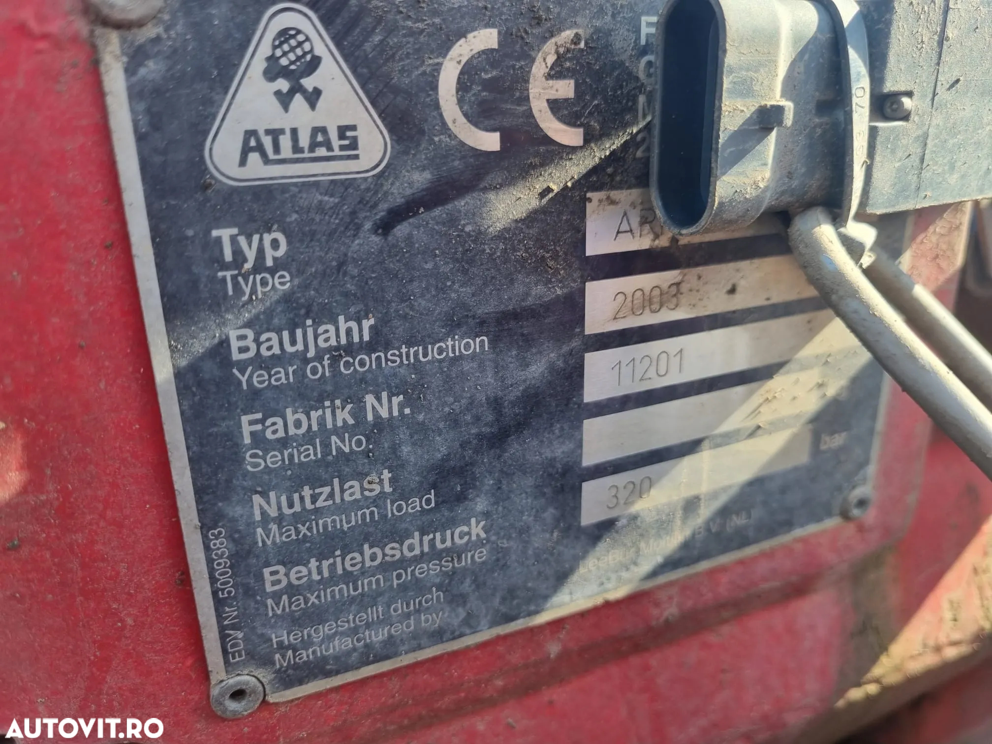 Scania R124, 6x2, hooklift Atlas ARK 205 K, ridica 30 t - 12
