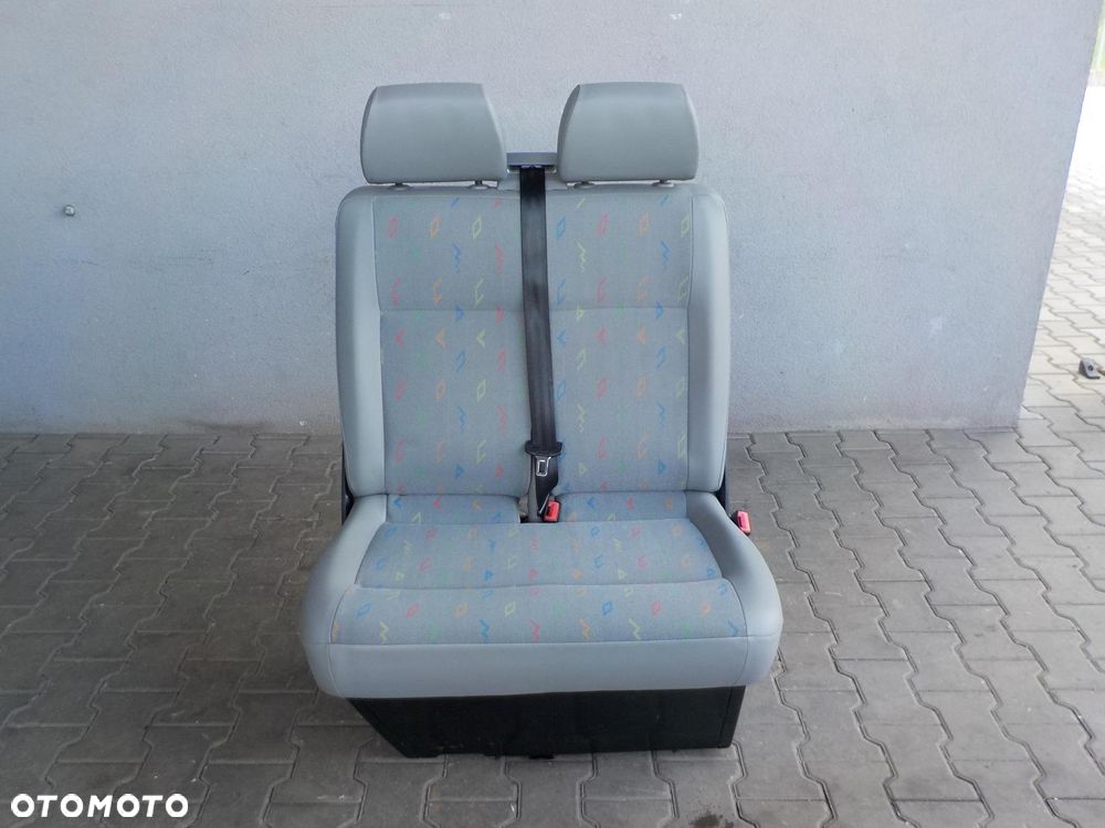 VW T5 T6 FOTEL PODWÓJNY PASAŻERA PRZÓD DWÓJKA INKA - 1