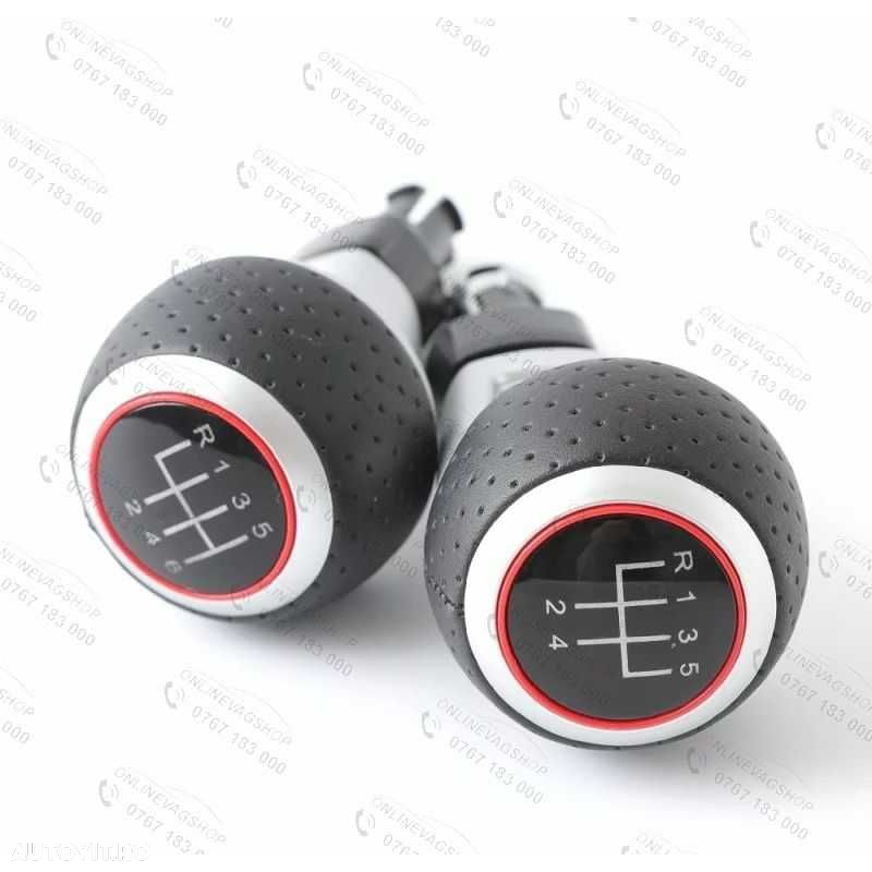 Nuca schimbator S line piele perforata Audi A3,A4 B6,B7,B8,A5,A6,Q5,TT - 7