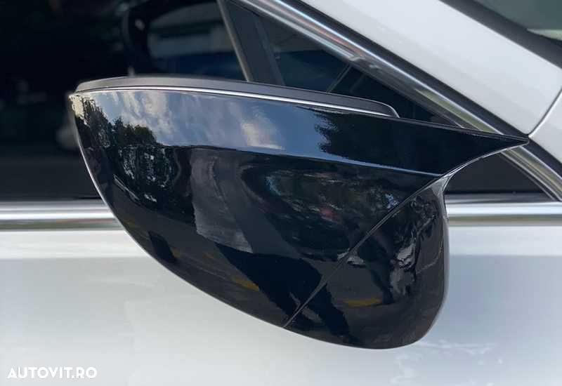 Capace Oglinzi M Style Tip Batman Volkswagen VW Passat B8 Negru Lucios - 4
