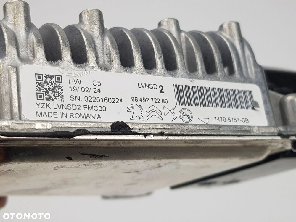 NOWY ORYGINALNY Moduł Sterownik Komputer Peugeot DS Citroen 9849272280 - 8
