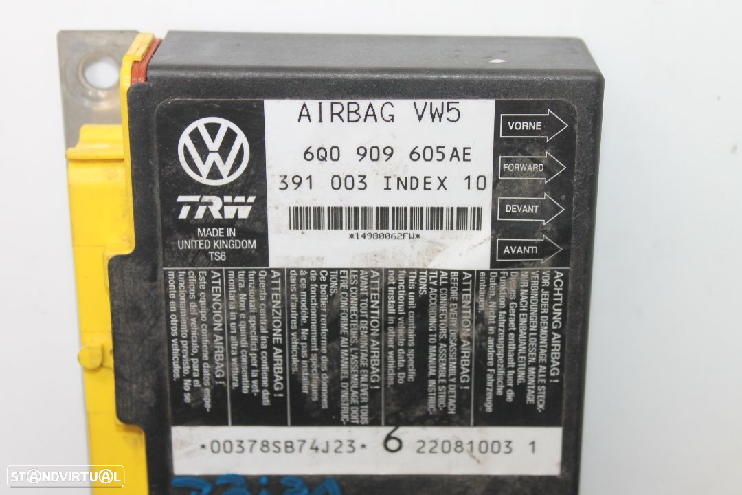 Centralina de Airbag Seat Ibiza FR de 2004 - 2