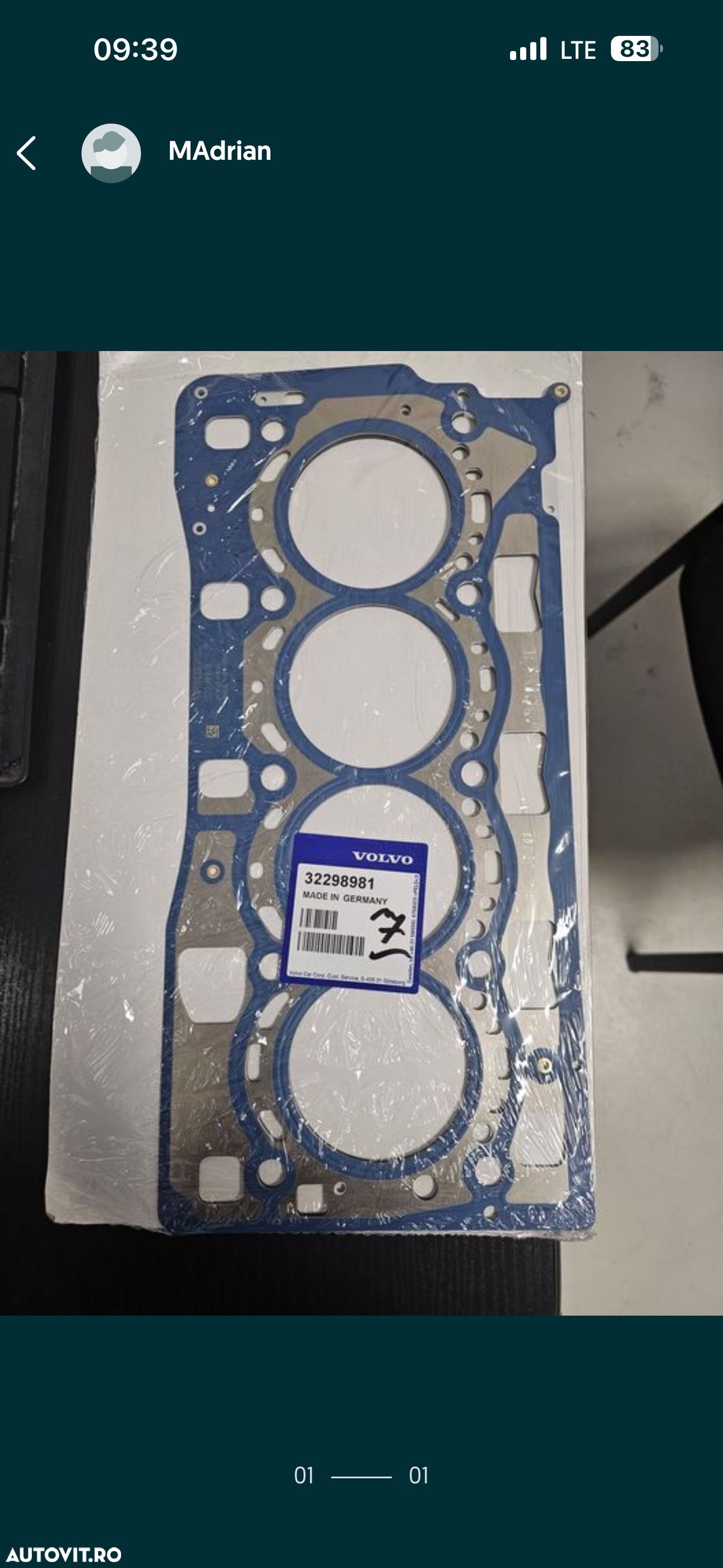 Garnitura Chiuloasa Volvo XC60 II 246 B5 Mild-Hybrid AWD 2019-2024 Nou - 1