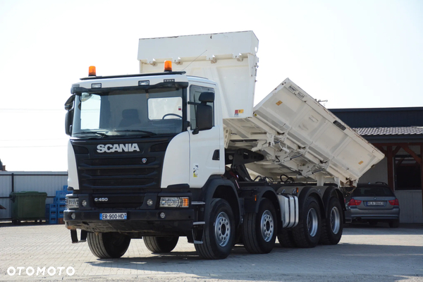Scania G 450 / 2017r. / 8x4 / MEILLER / Hydroburta / Mały przebieg / Retarder