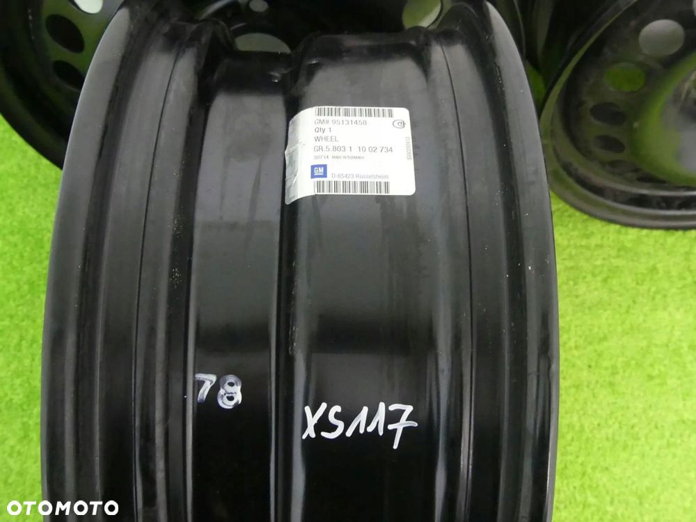 felgi stalowe felga opel mokka trax astra j k 6,5x16 et38 5x105 nr.xs117 - 8