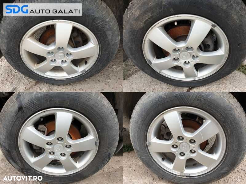 Set 4 Jante Roti Aliaj 215 60 16 R16 in 215 65 16 R16, Anvelope Cauciucuri M S Hyundai Tucson 2004 - 2009 - 1