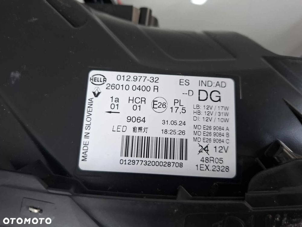 LAMPA PRZEDNIA PRZÓD PRAWA RENAULT CAPTUR I LIFT FULL LED PURE VISION IDEALNA - 9