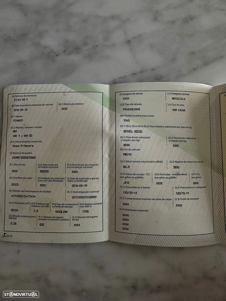 Vespa 125 Vespa Primavera - 8