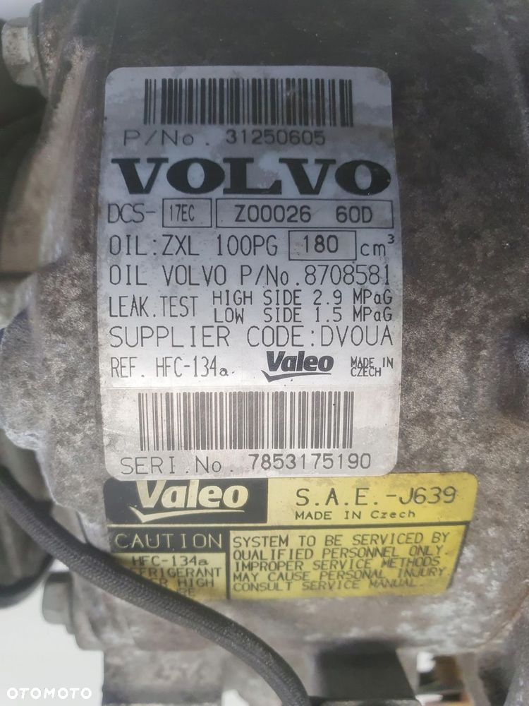 SPRĘŻARKA KLIMATYZACJI Volvo V70 III XC90 XC70 S80 II 3.2 _ - 9