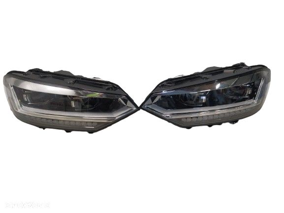 VW TOURAN 5TB 15- LAMPY LAMPA REFLEKTORY REFLEKTOR PRZÓD PRZEDNIE FULL LED PRAWA LEWA PRZETWORNICA ORYGINAŁ - 1