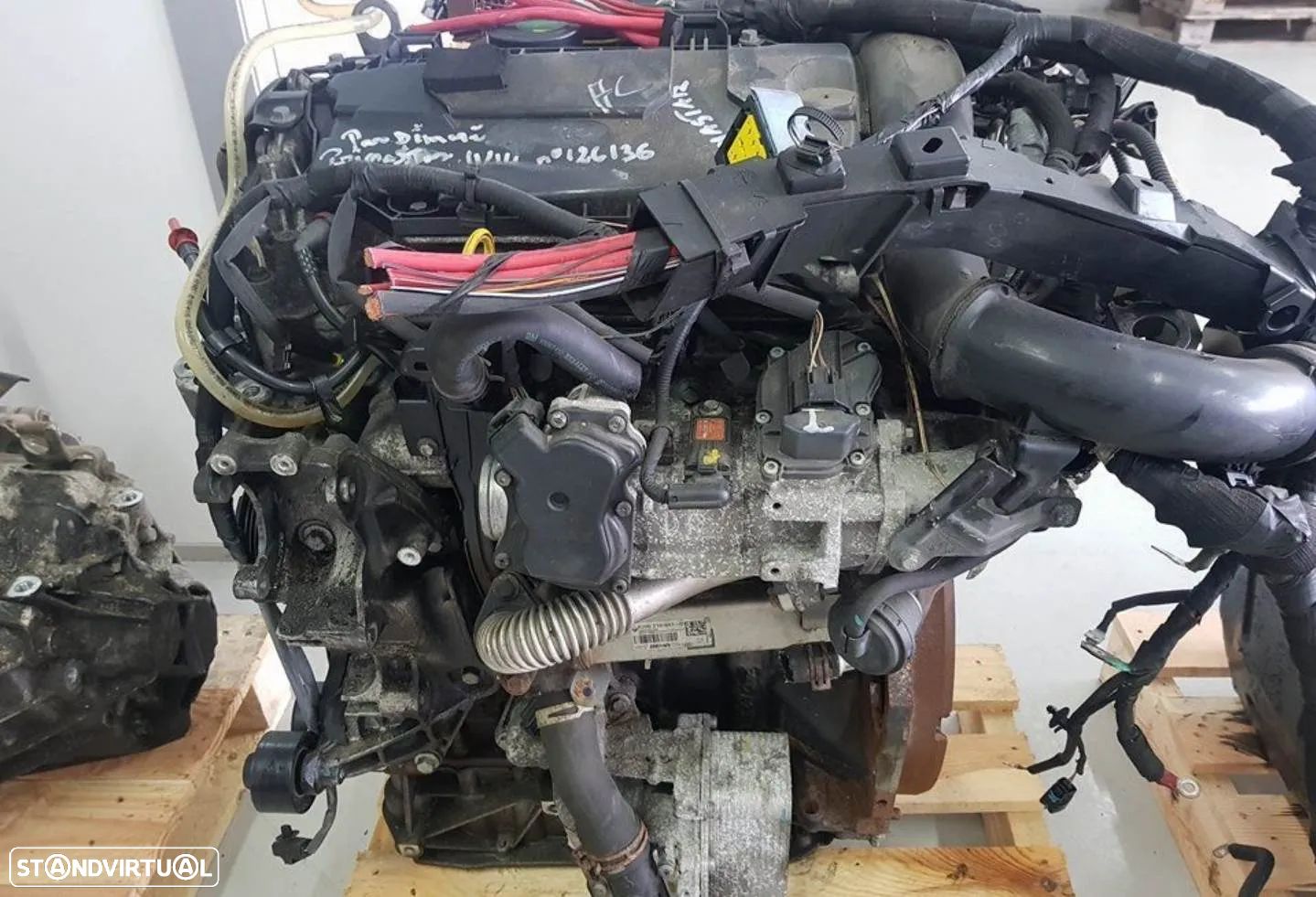 Motor Renault Traffic 2.0 dci 2012 de 90cv, ref M9R 630 - 1