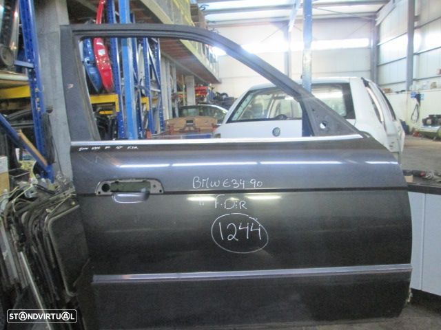 Porta REF1244 BMW E34 1990 4P PRETA FD - 2
