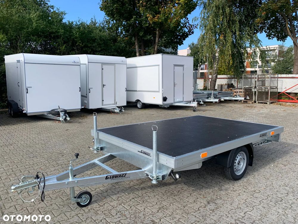 Głowacz Przyczepa do transportu saun, jacuzzi , bali itd.Wymiar 300×200 cm, wyposażona w podpory - 2
