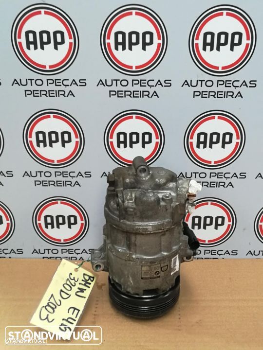 Compressor AC BMW E46 320D de 150 CV, ref 6905643-07. - 1