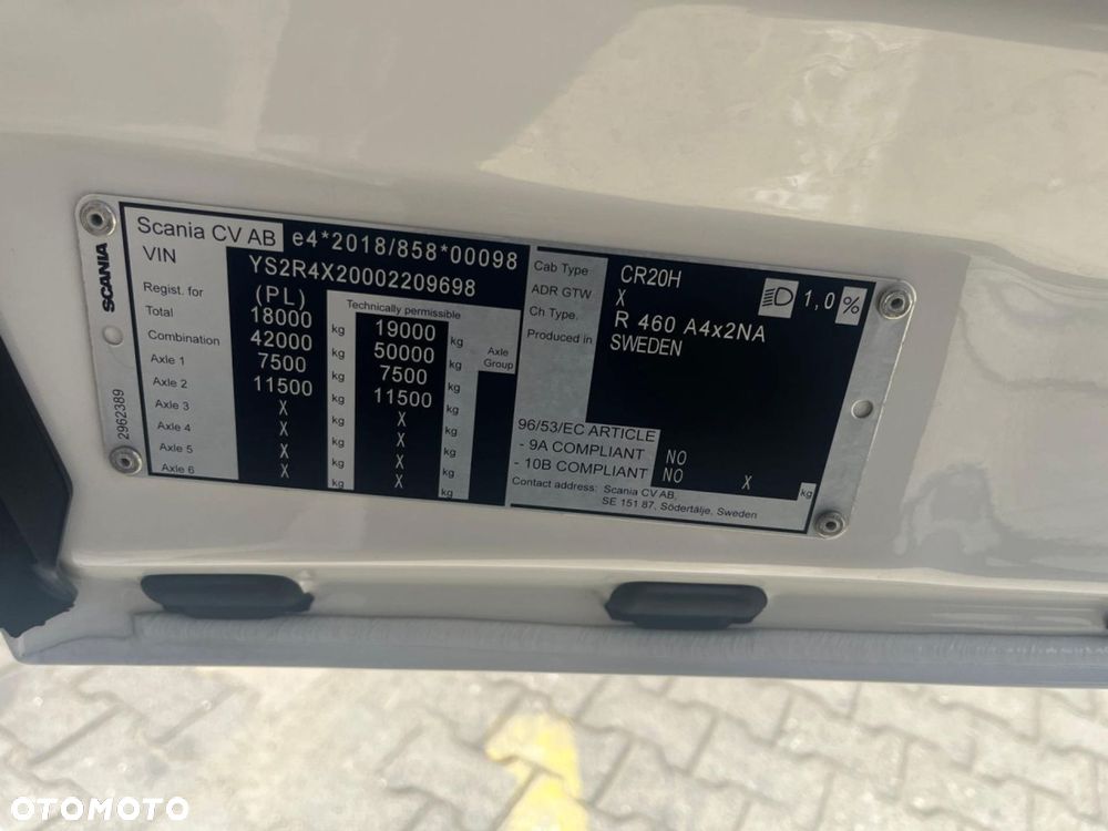 Scania R 460 A4x2NA Zawieszenie tył 4 poduszki - 6