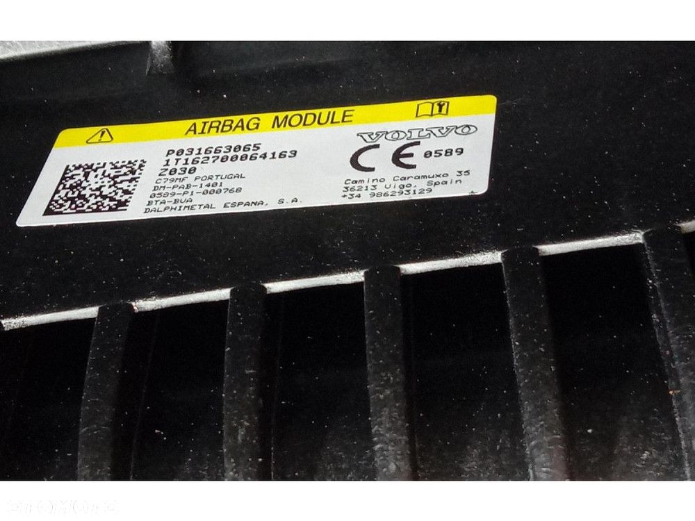 VOLVO V90 S90 II DESKA ROZDZIELCZA AIRBAG KPL EU 039838579 - 12