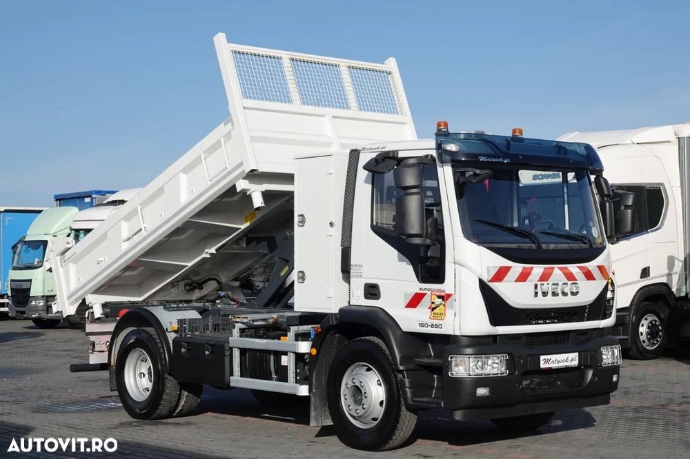 Iveco EUROCARGO 16. 280 / BASCULANTE / HIDROBOARD / BORDMATIC / EURO 6 / CAPACITATE DE INCARCARE: 8300 KG - 4