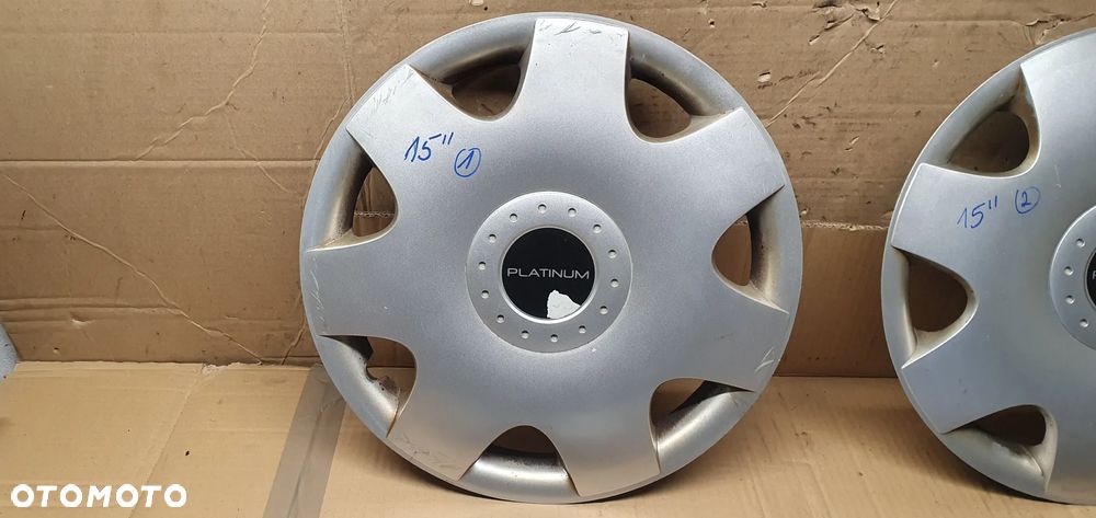 Dekielki kołpaki kapsle 15" Platinum - 4