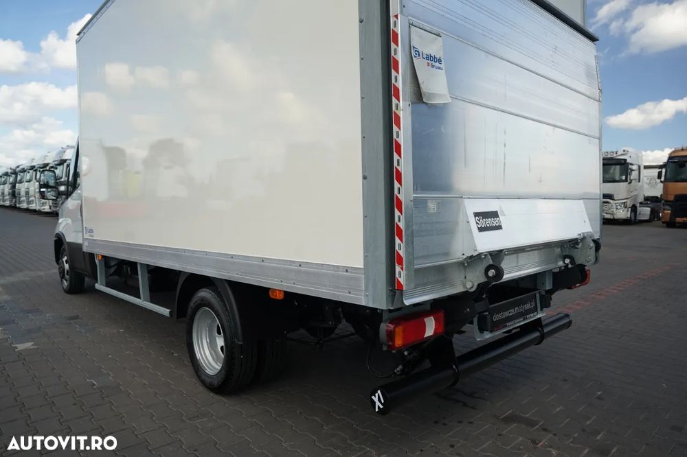 Iveco DAILY 35-160 / CONTAINER - 4,3 M / ELEVATOR SORENSEN - 750 KG / 3 LOCURI / DOUĂ / IMPORTAT / - 13