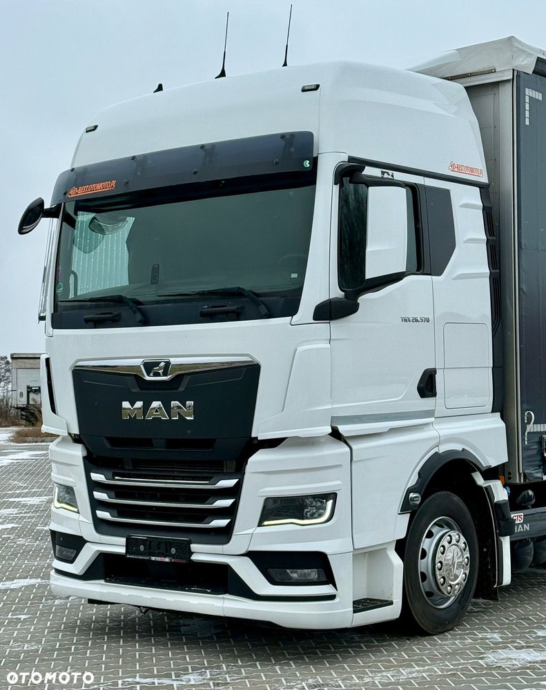 MAN TGX 26.470 / FIRANKA / 19 EUROPALET / XXL / NISKI PRZEBIEG / NOWY MODEL / 6X2 - 5