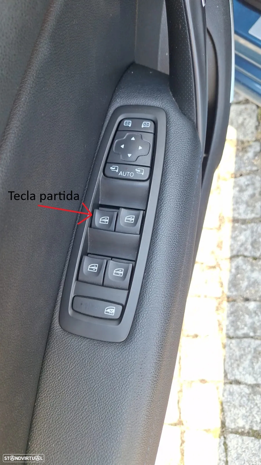 Botão tecla comando vidros Renault Megane IV, Scenic IV, Talisman NOVO - 2