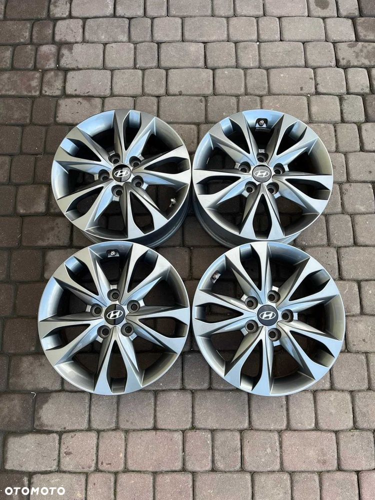 Oryginalne alufelgi Hyundai 5x114,3 16 cali Czujniki Tucson IX35 - 5