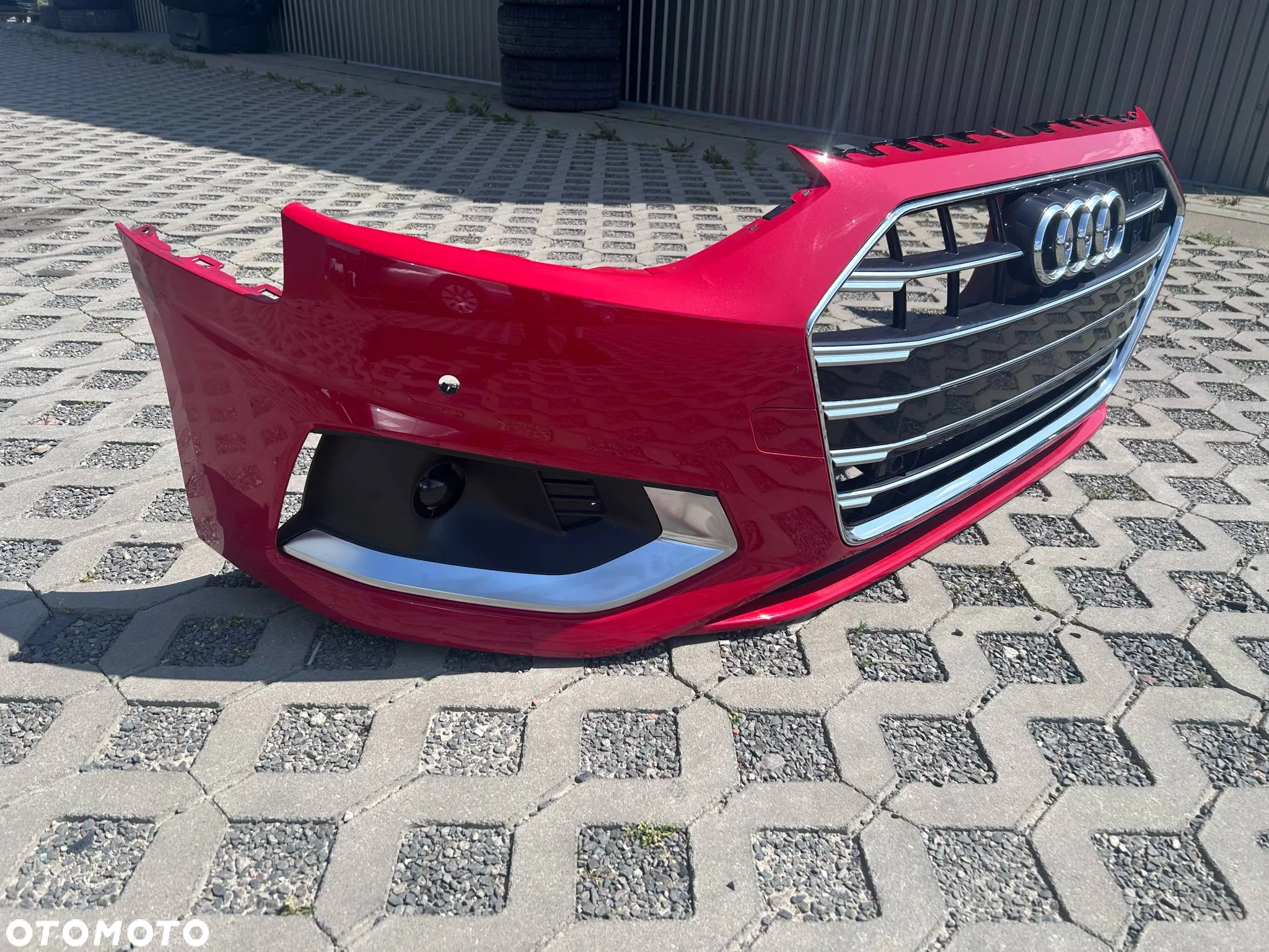 Audi A4 B9 Lift 8W Zderzak Przód Przedni Kompletny LY3U 4xPDC - 11