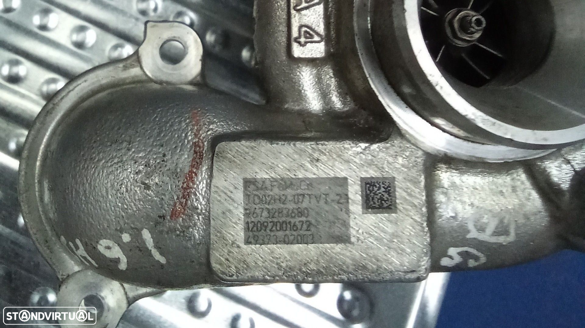 Turbo Peugeot 208 1.6 HDI REF: td02h2-07 tvt-21 - 4