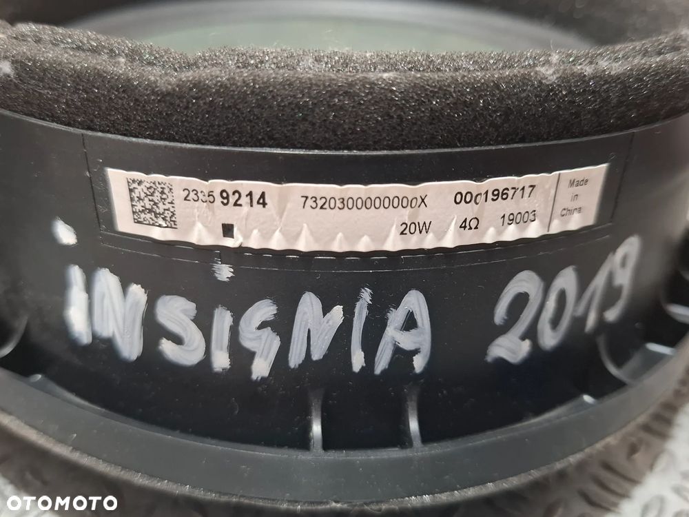 Głośnik drzwi przód Opel Insignia B II, R 2019 nr 23359214 (sztuka) - 2