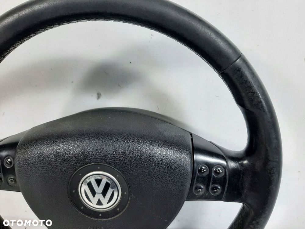 VW TOURAN 05R KIEROWNICA SKORA TROJRAMIENNA MULTIFUNKCJA 1K0419091A AIRBAG - 7