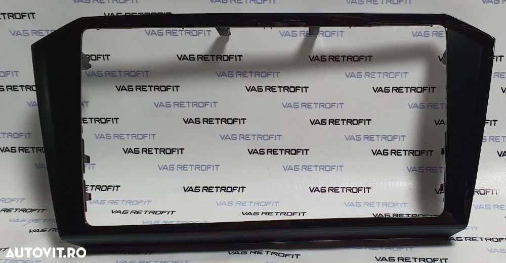 Rama Adaptoare Navigatie Display 9.2 inch Passat B8 3G Piano Black - 4