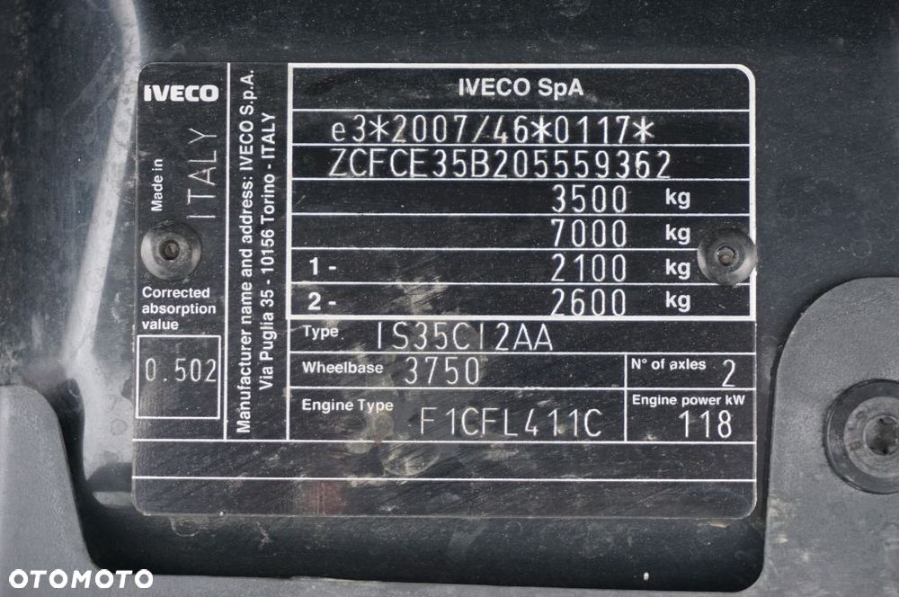 Iveco Daily 35c16 - 17