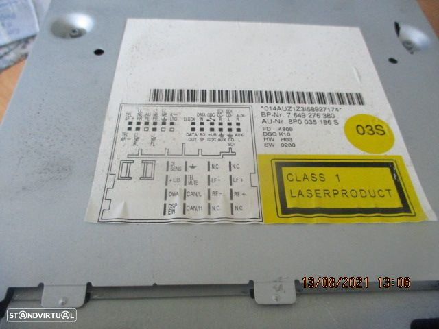 Radios 8P0035186S AUDI A3 2010 Blaupunkt - 5
