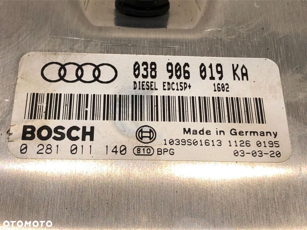 KOMPUTER SILNIKA - 350.00 PLN - AUDI A4 B6 Avant (8E5) 2000 - 2005 1.9 TDI 96 kW [130 KM] olej - 4