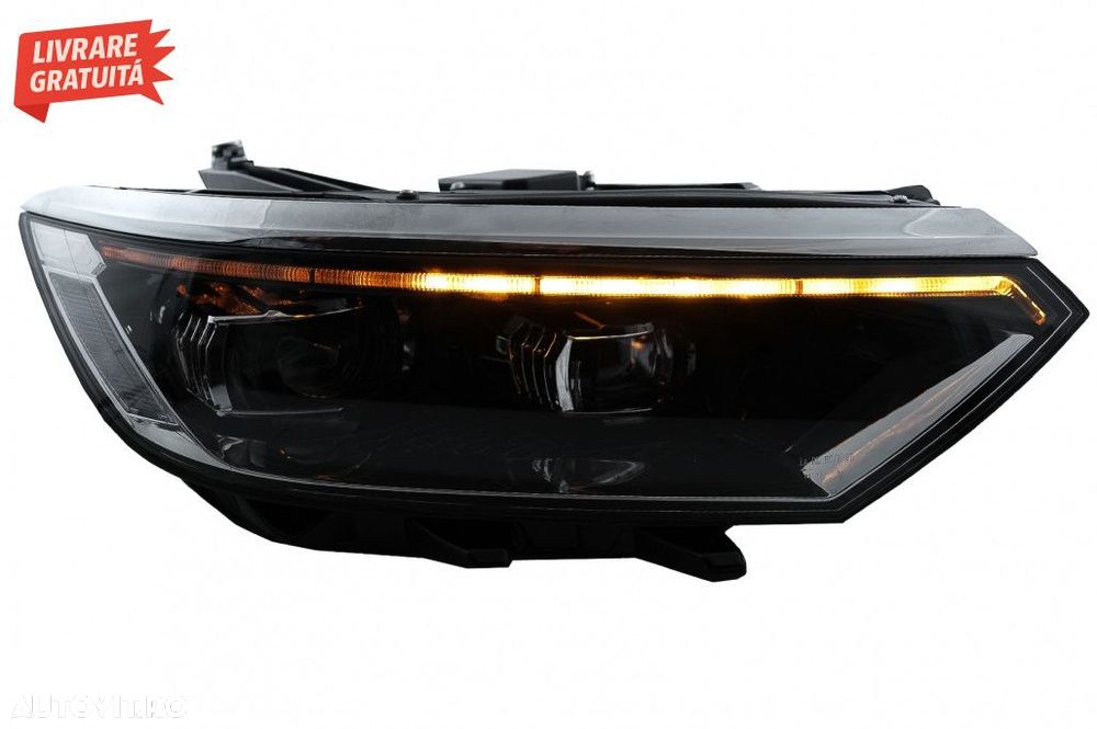 Faruri LED VW Passat B8 3G Facelift (2016-2019) 2020 Look cu Semnal Di - 3