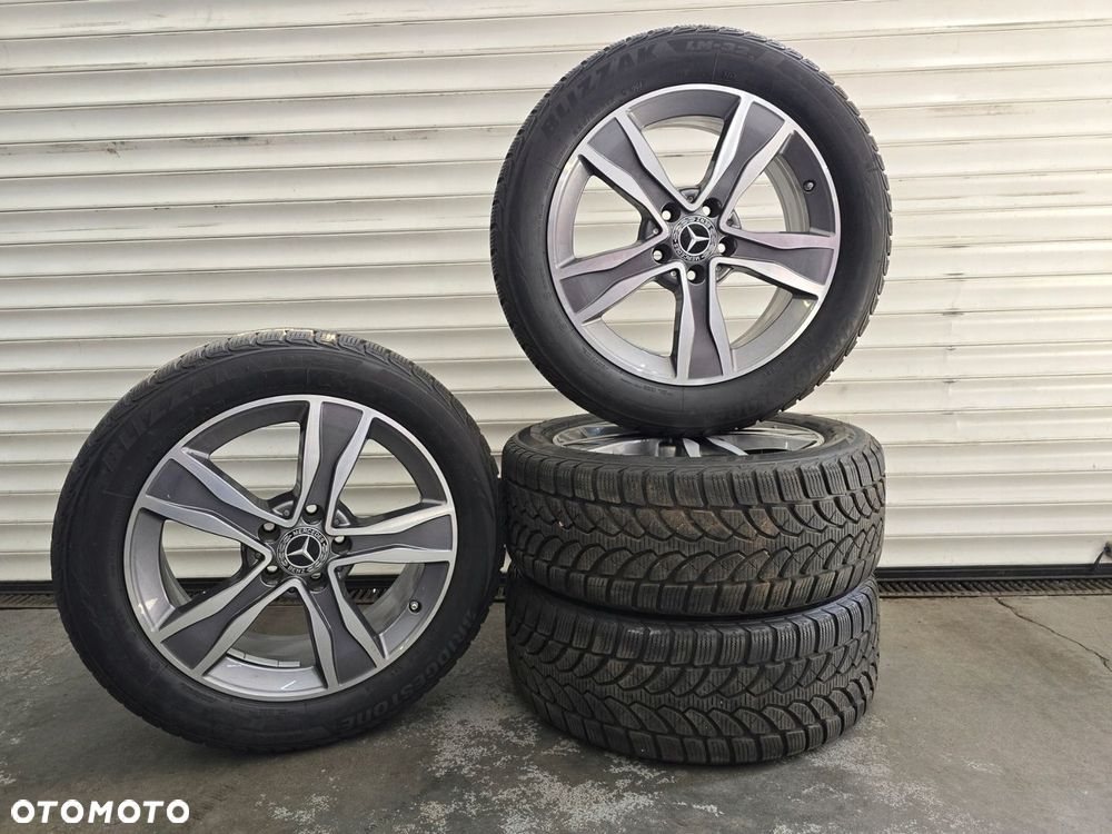 KOŁA ZIMOWE OE MERCEDES A205 7x17 5x112 ET 48,5 225/50R17 94H BRIDGESTONE - 1