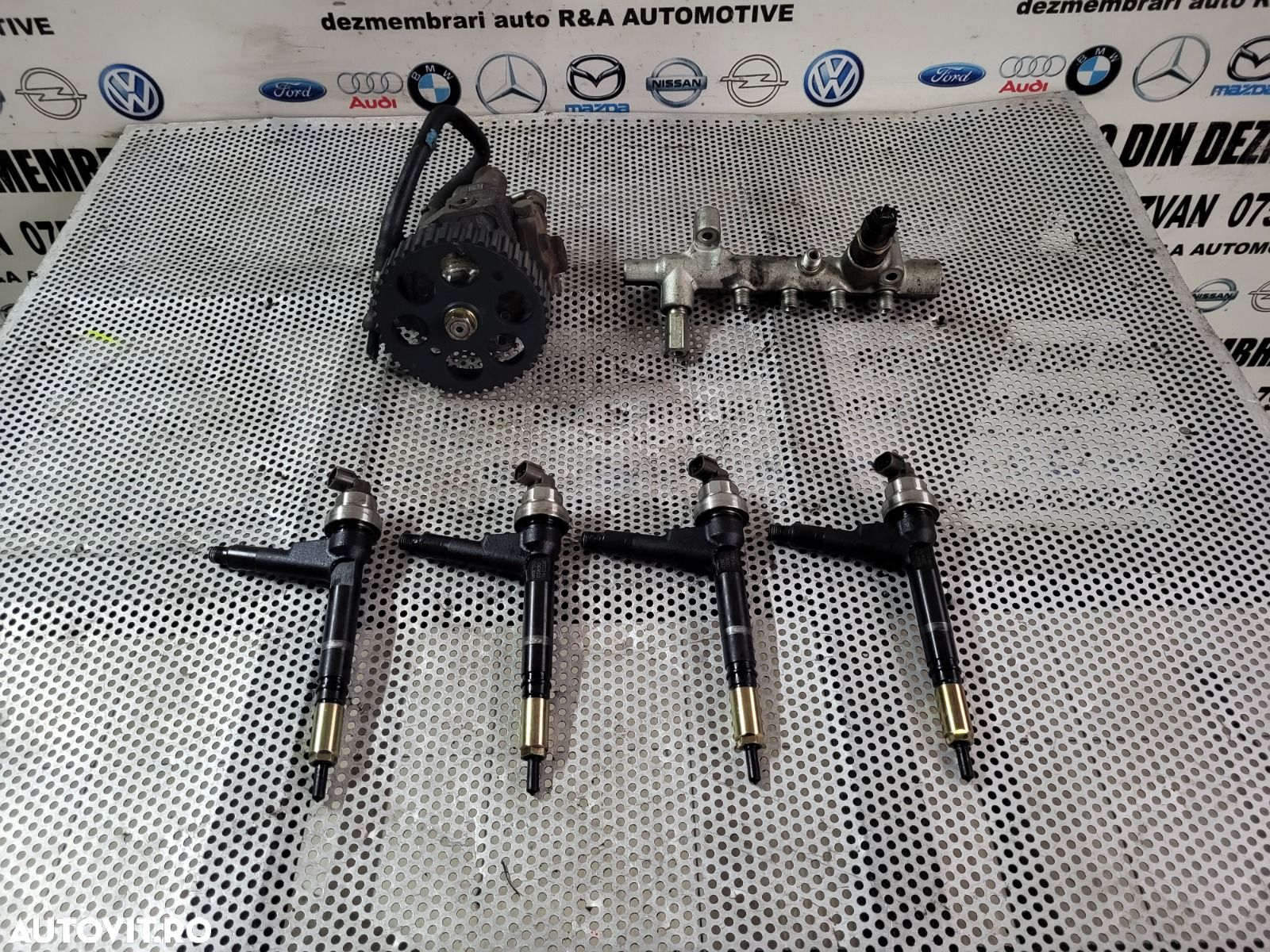 Kit Injectie Injectoare Pompa Inalta Presiune Rampa Denso Injectie Opel Meriva A 1.7 Cdti An 2004-2 - 1