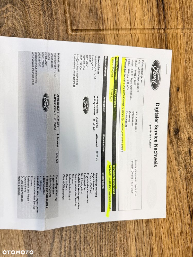 Ford EcoSport 1.0 EcoBoost ST-Line Black ASS - 37