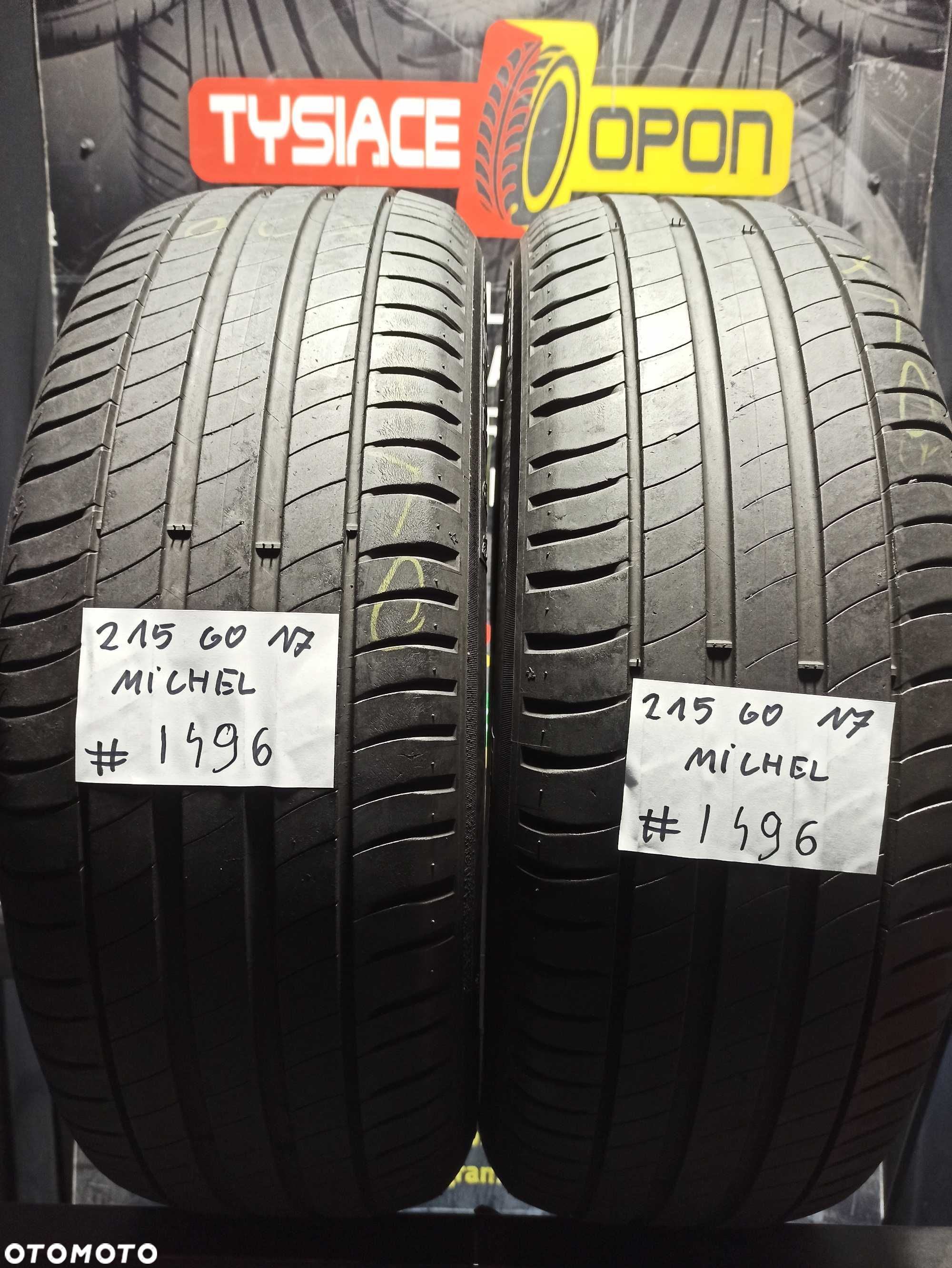 Opony Letnie 215/60/17 MICHELIN PRIMACY #1496 - 1