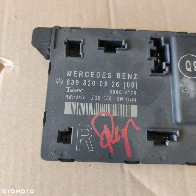 MODUŁ DRZWI MERCEDES VITO W639 6398200326 03r- - 2